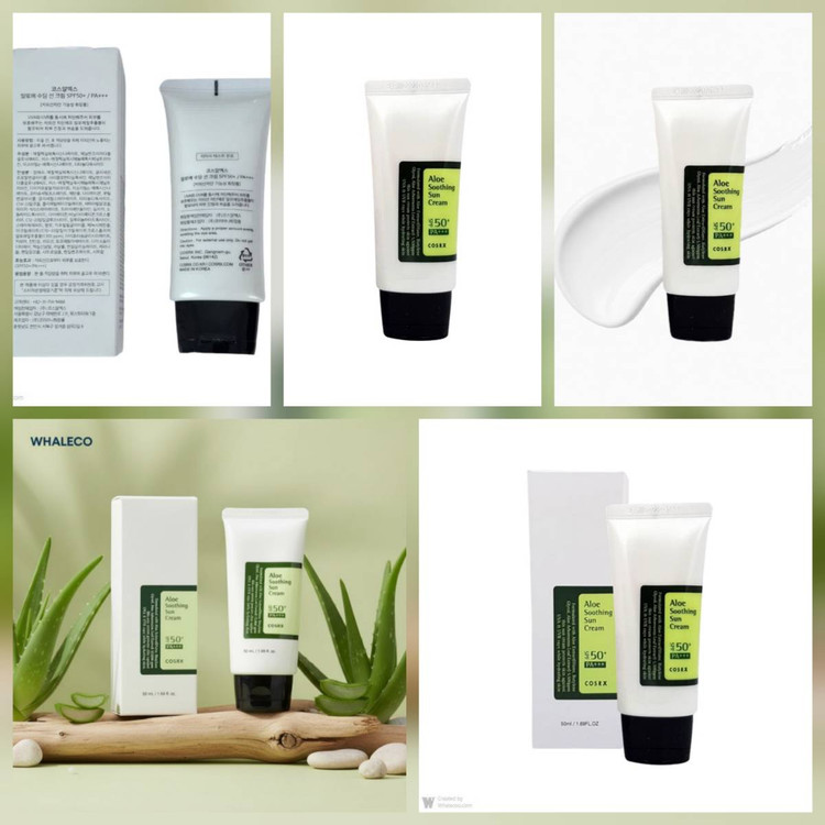 کرم ضدآفتاب کوزارکس مدل Aloe Soothing حجم 50 میلیلیتر SPF 50
