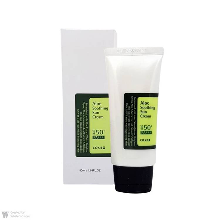 کرم ضدآفتاب کوزارکس مدل Aloe Soothing حجم 50 میلی‌لیتر SPF 50