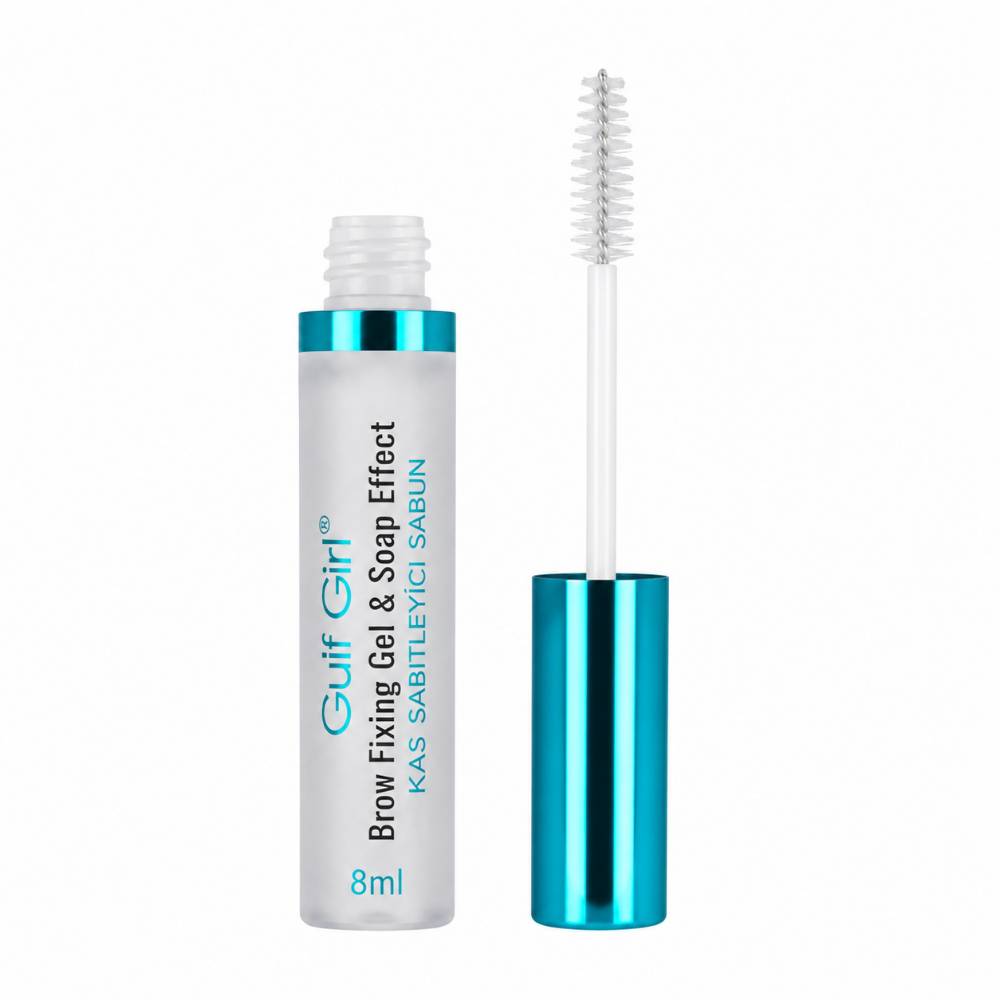 ژل لیفت کننده ابرو و مژه گلف گرل مدل BROW FIXING GEL & SOAP EFFECT تثبیت کننده تقویت کننده ابرو حجم ۸ میلی‌ لیتر