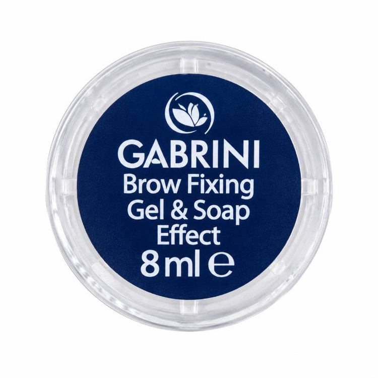 ژل لیفت کننده ابرو و مژه گابرینی مدل BROW FIXING GEL & SOAP EFFECT تثبیت کننده تقویت کننده ابرو حجم 8 میلی لیتر