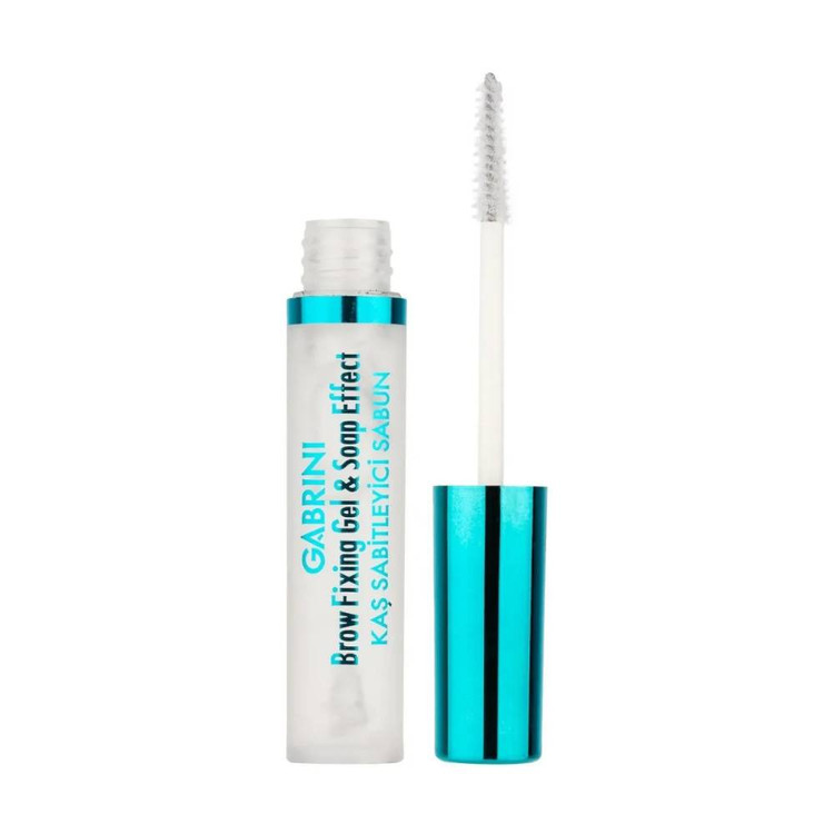 ژل لیفت کننده ابرو و مژه گابرینی مدل BROW FIXING GEL & SOAP EFFECT تثبیت کننده تقویت کننده ابرو حجم 8 میلی لیتر